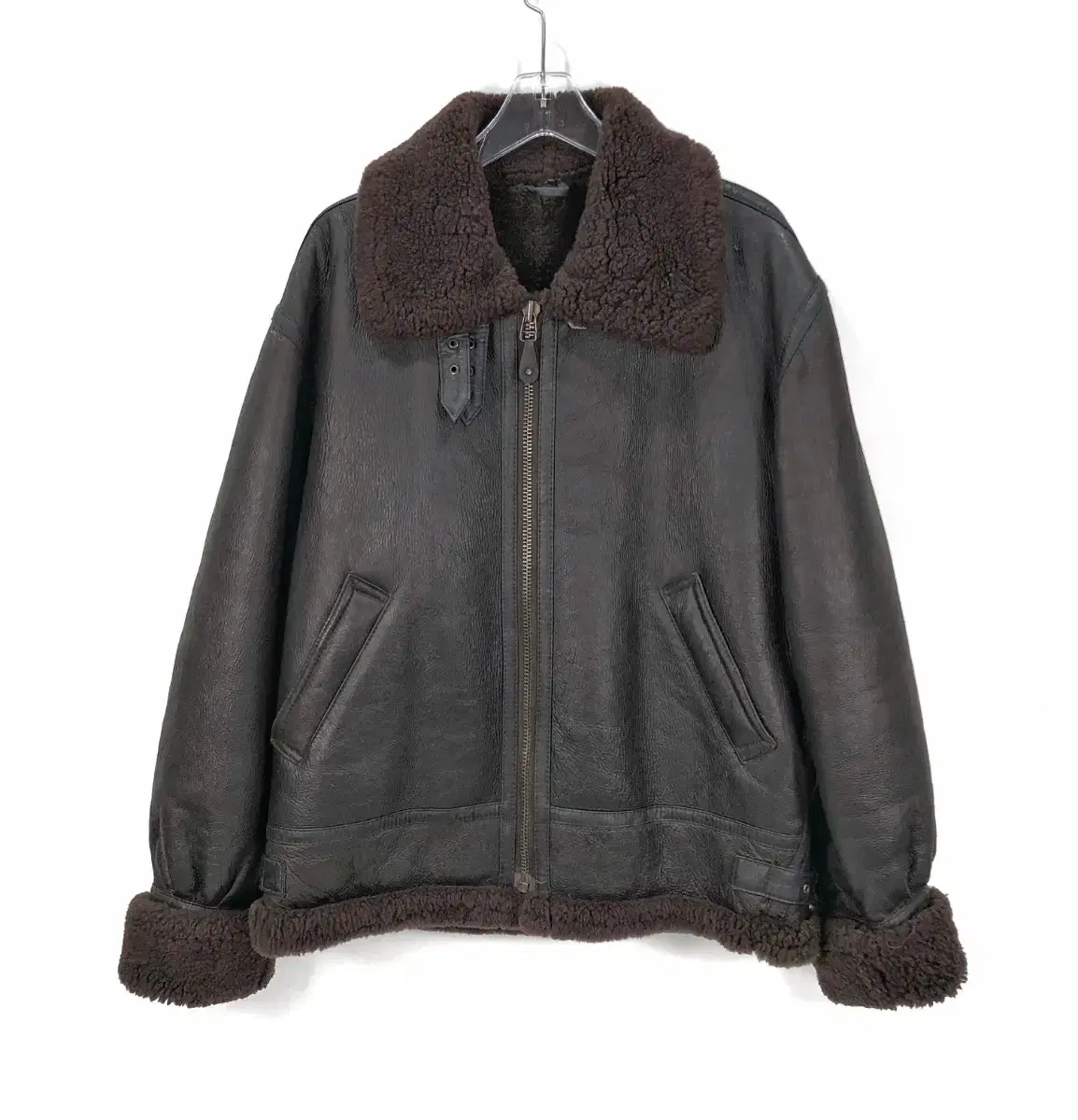 B3 Leather Mustang Jacket Mouton Jacket(105)