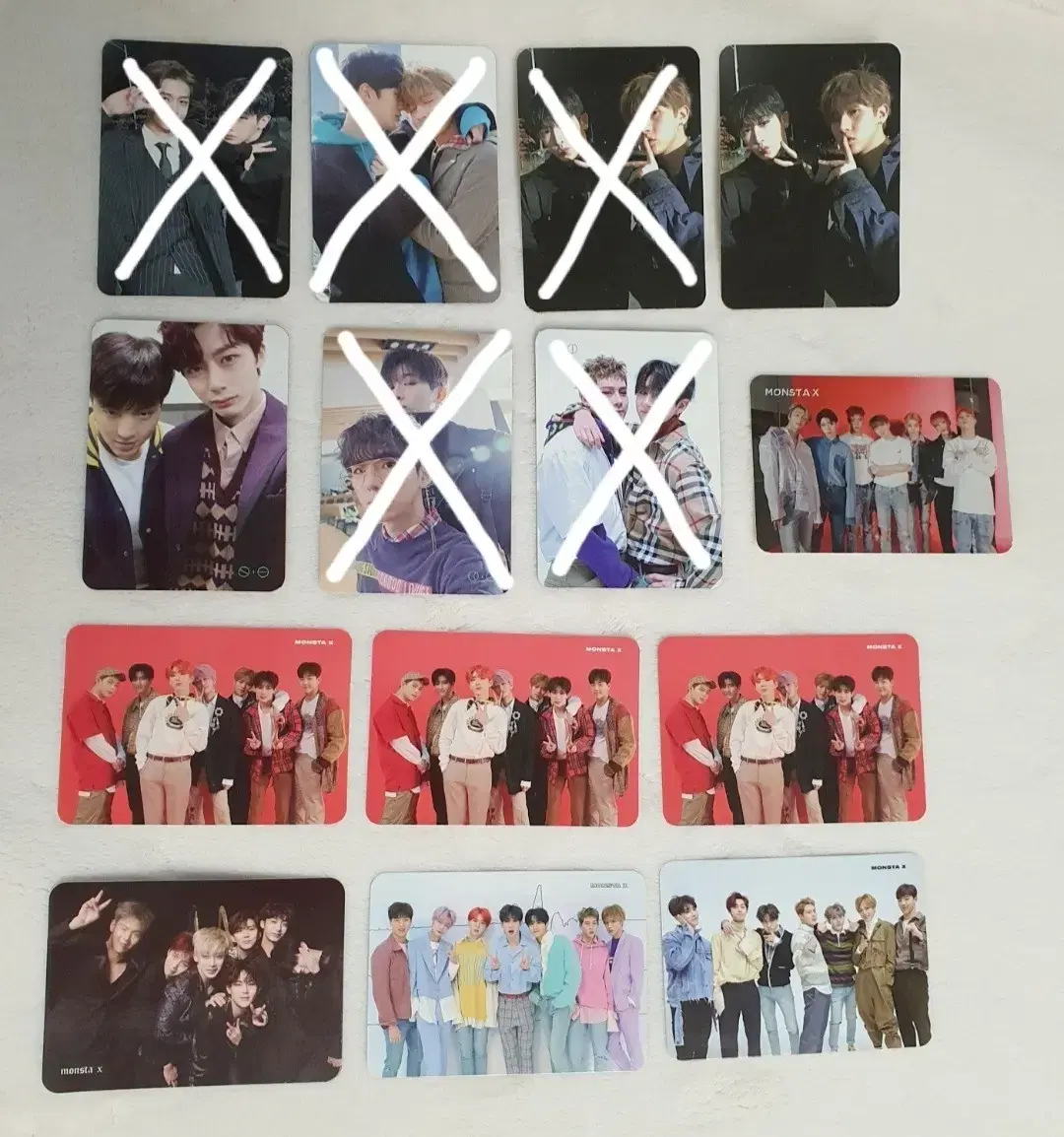 Monsta x album photocard (units, organizations)