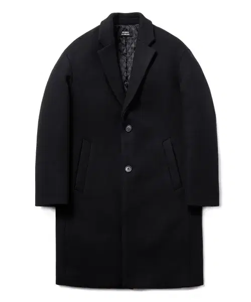 Gentleman's Standard Drop Single Chester Coat Black Size L