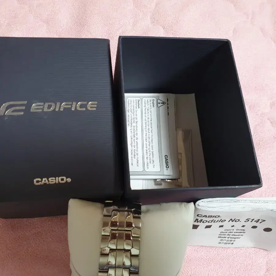 (할인)CASIO edifice 5147 신품예요