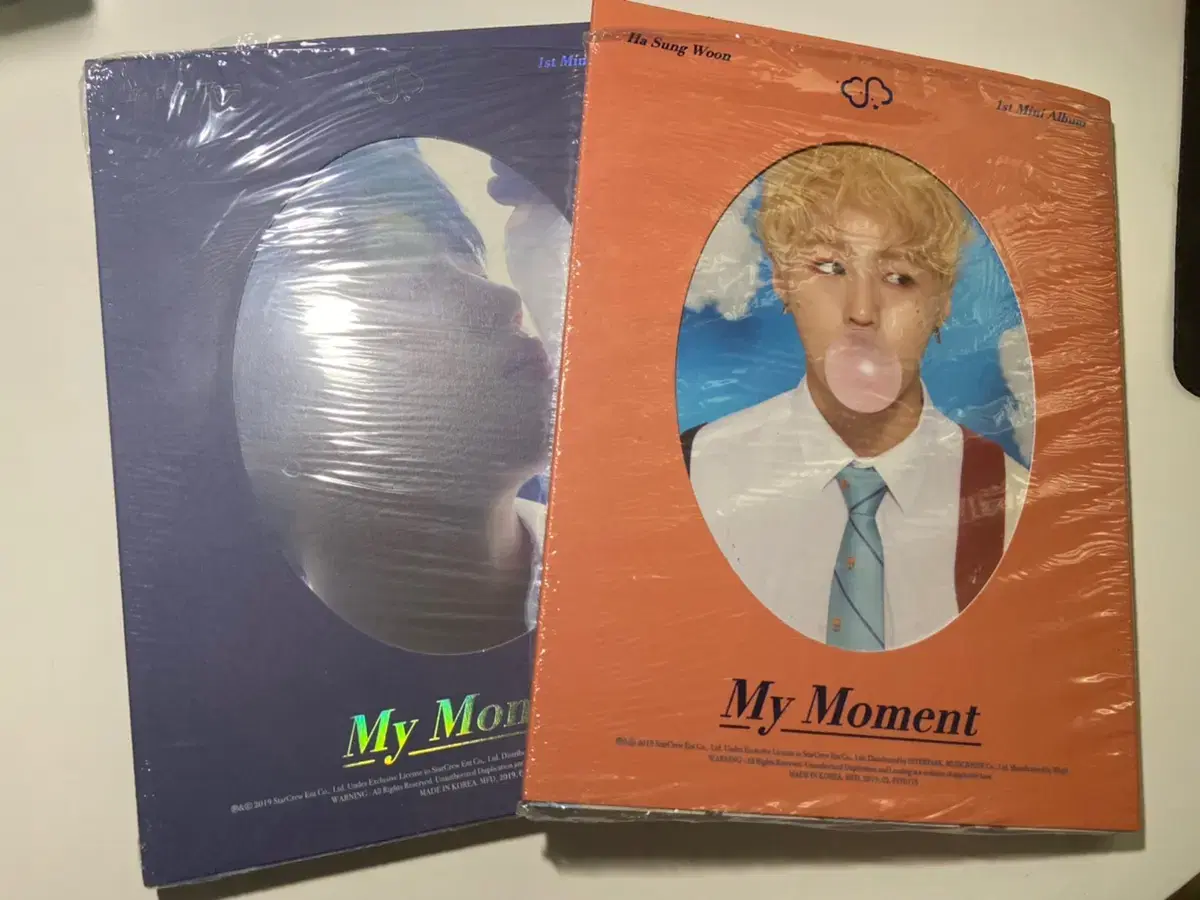 Sungwoon Ha's 1st mini album MY MOMENT BIRD album photocardx