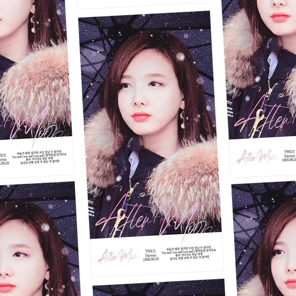 Twice nayeon After Moon PhotoTickets