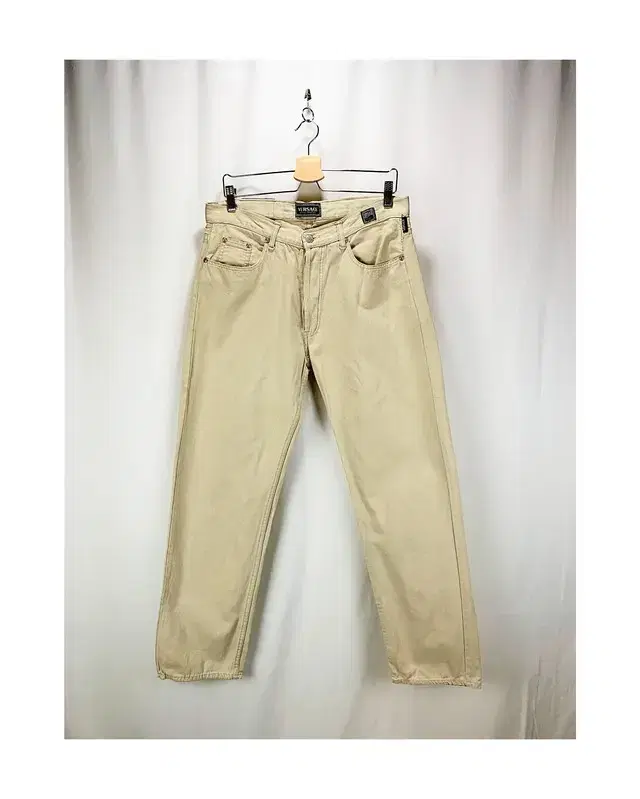 Versace Beige denim pants