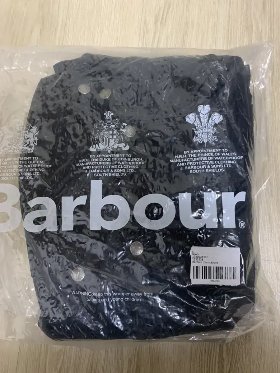 Barbour International Duke Black Size S New for Sale