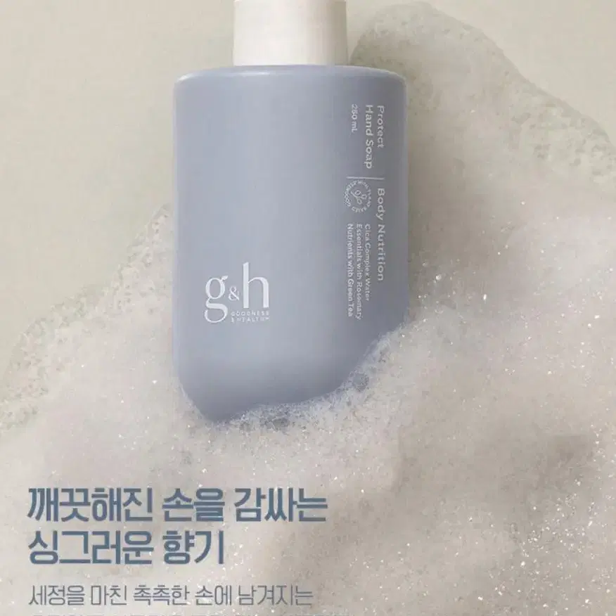 g&h 프로텍트 핸드 솝 비건제품