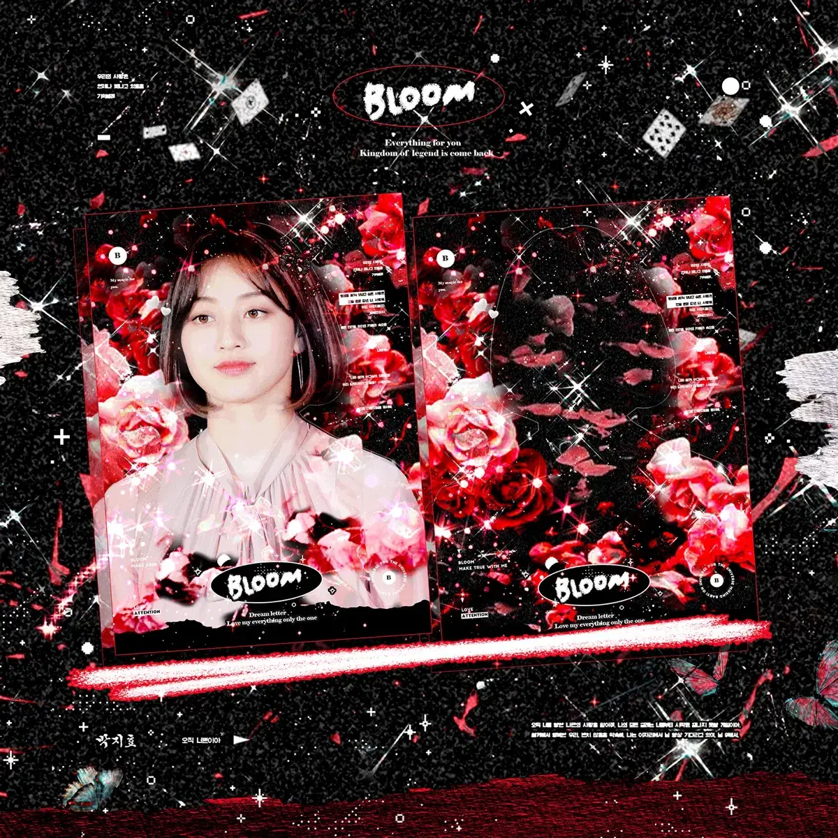 트와이스 지효 bloom 엽서