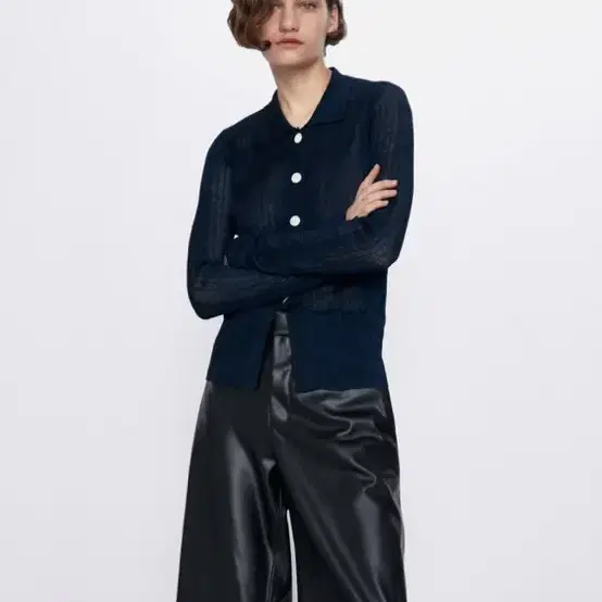 자라 메탈릭스웨터 zara