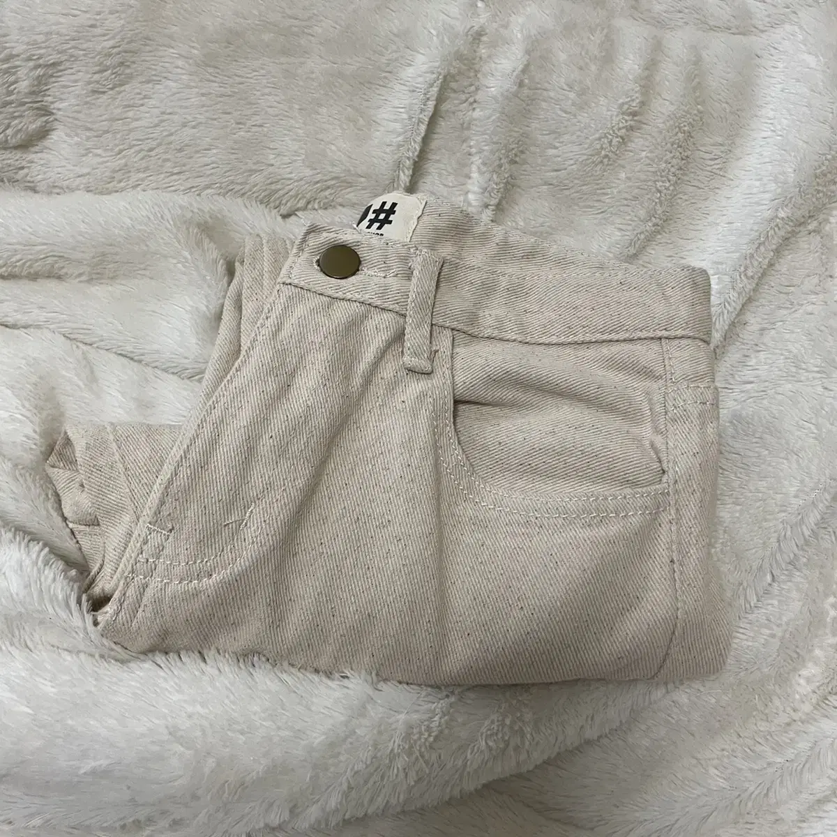 Comma Ivory/Oatmeal Pants S