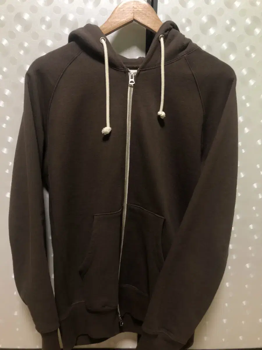 [M] Big Union Hoodie Zip-up Brown