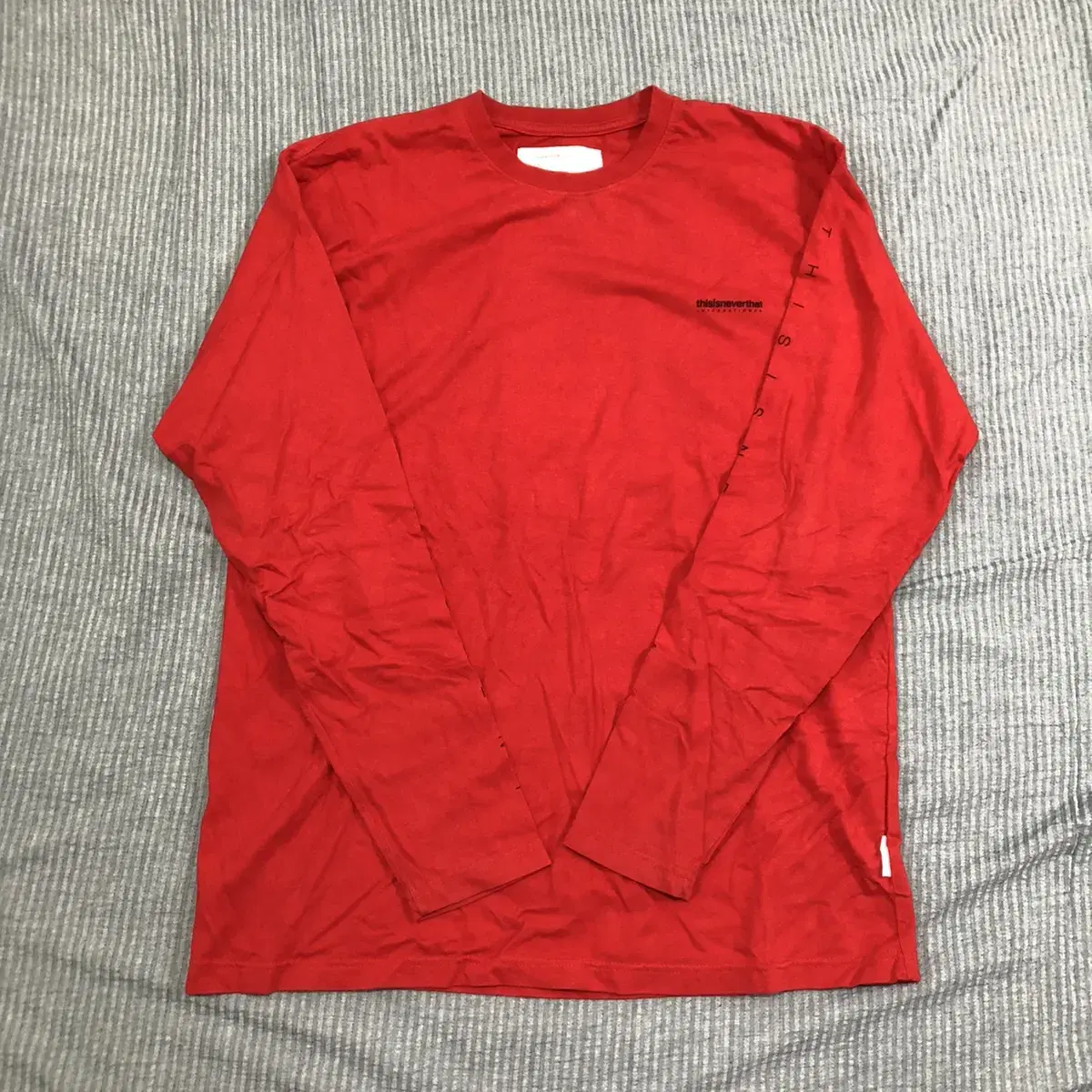 This Is Never Never That Long Sleeve Red