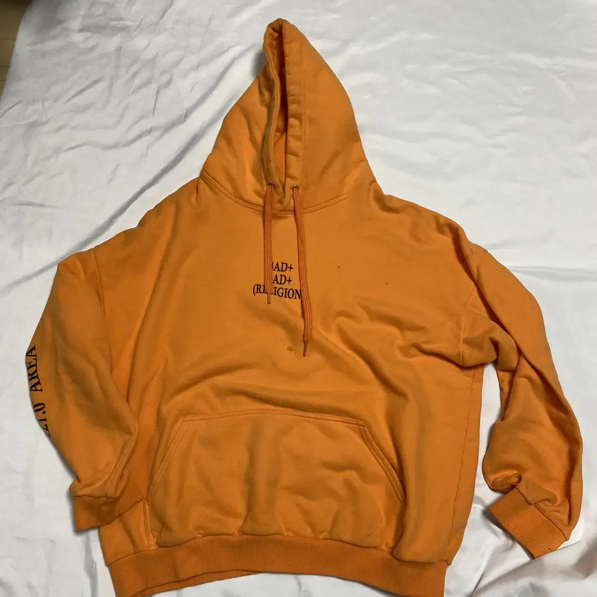 Orange hoodie