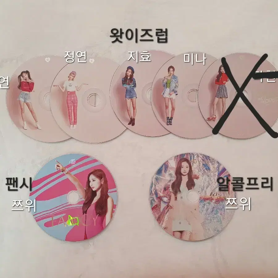 트와이스 앨범 CD 나연 정연 모모 지효 미나 다현 채영 쯔위