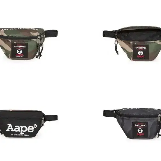 이스트팩 x Bape 2nd (AAPE) 콜라보 힙쌕