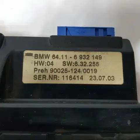 BMW E65 E66 7시리즈 에어컨 히타 공조기 스위치