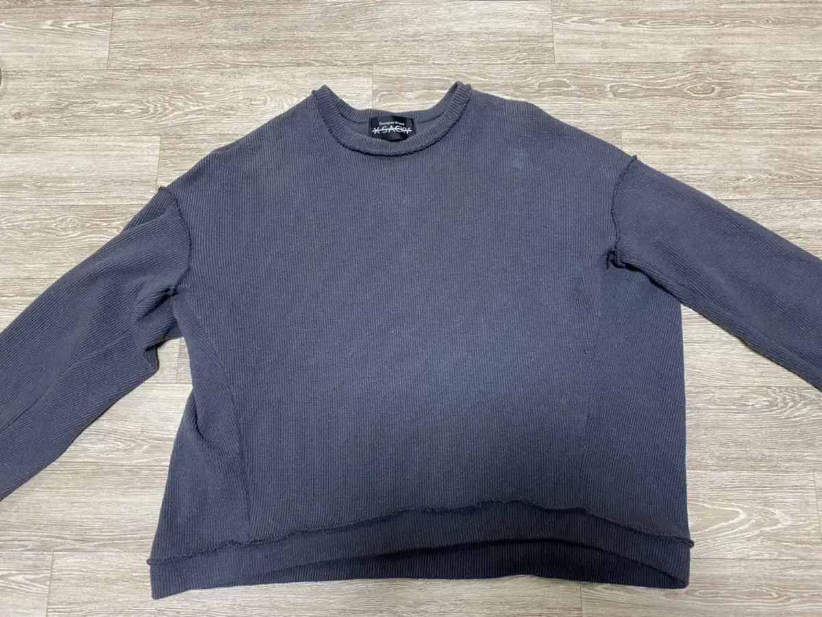 Exsaki Crop Knit [GREY]