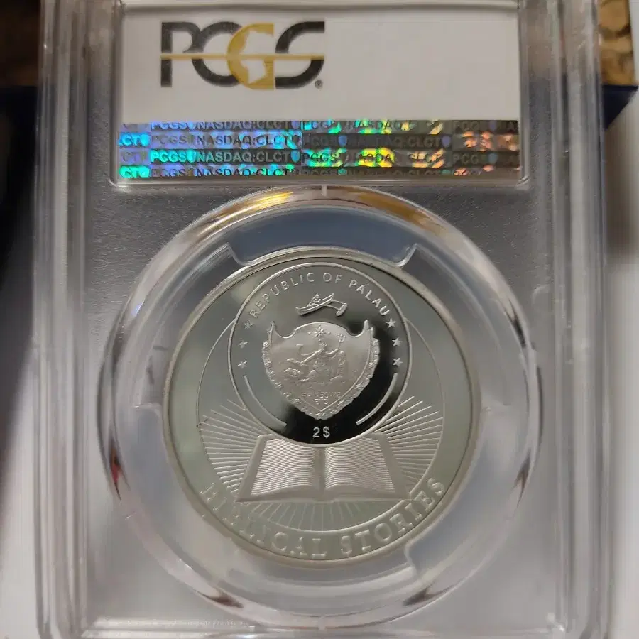 2017 팔라우 성경 이야기 시리즈 "모세" 색채 은화 PCGS PR69