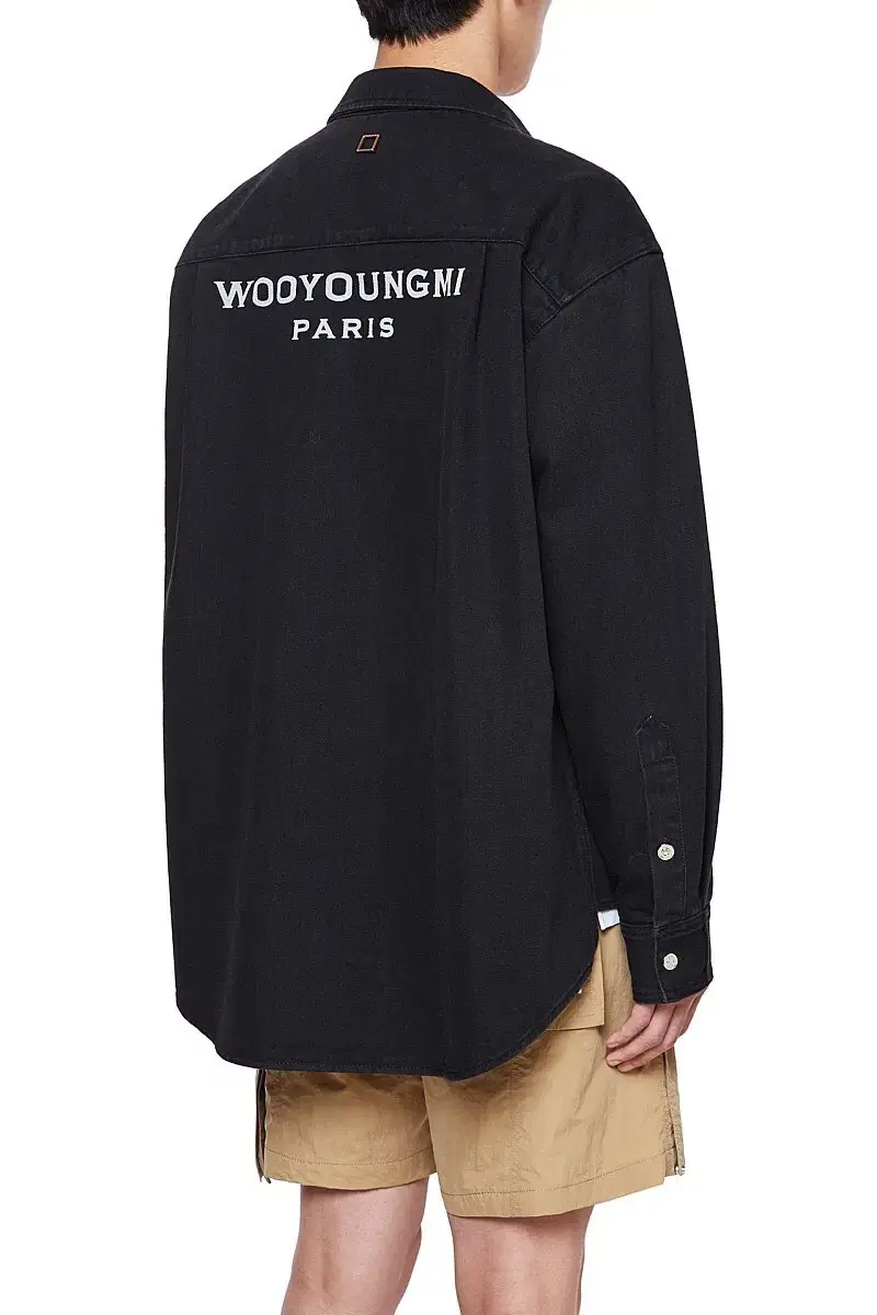 (48) Wooyoung Woo / Denim shirt black and white first edition