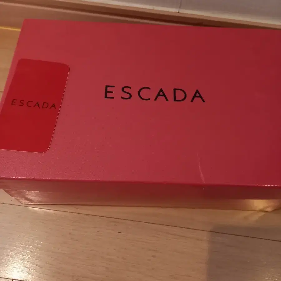 Escada 에스까다 실버 은색 하이힐 샌달 가죽 밑창 보석 보당 235