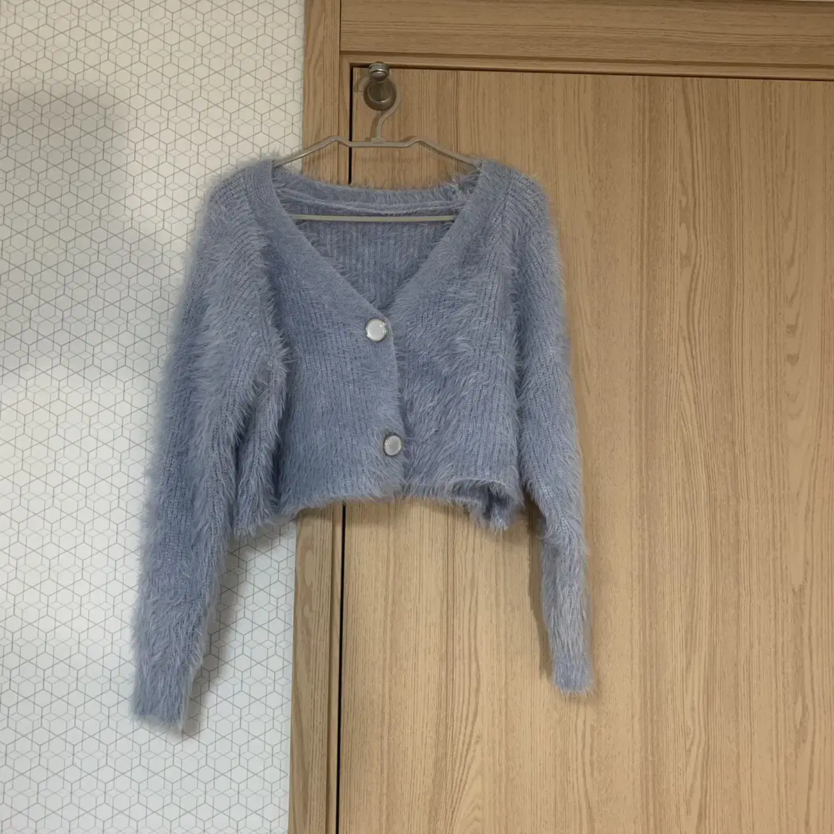 (New Product) Cropped Knit Cardigan