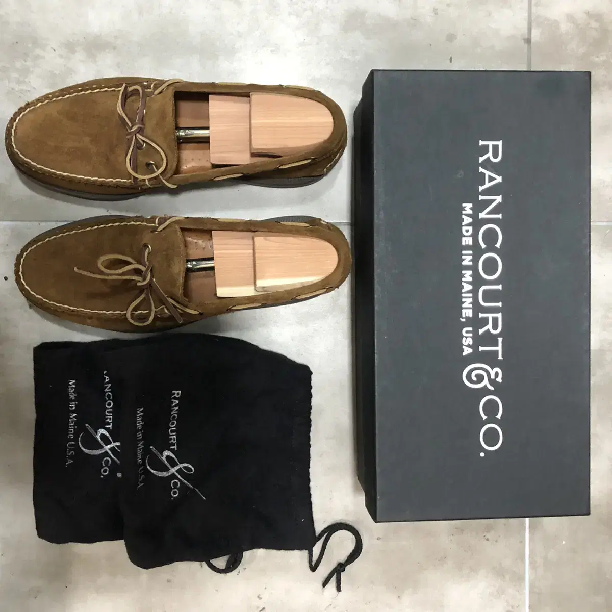 랑코트 앤 코 덱 슈즈 rancourt & co deck shoes