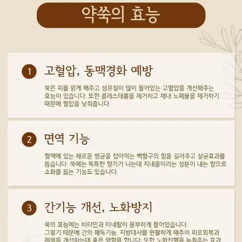 청도 사자발약쑥 5년숙성 쑥진액 진한 액기스 쑥즙 (1박스 60포)