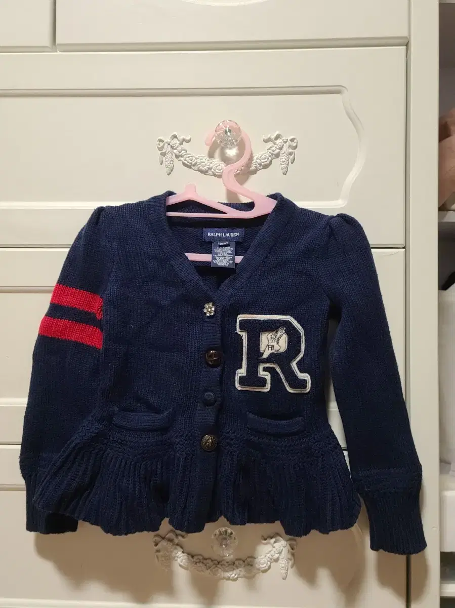 Polo Beaded Cardigan 3-Tee 4-5 years old Half-priced Delivery