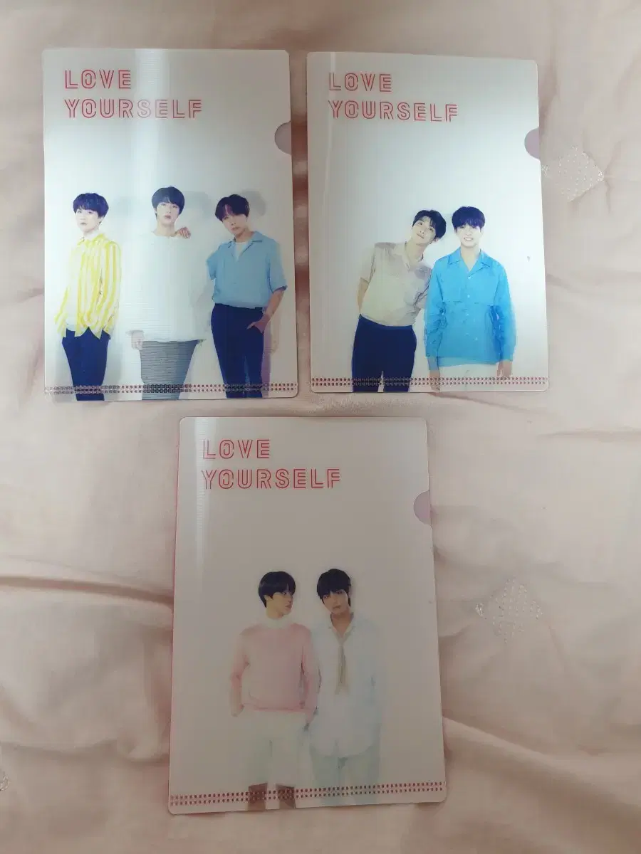 (원가이하)bts 럽셀콘 럽유셀 렌틸 렌티 l-holder file set unsealed