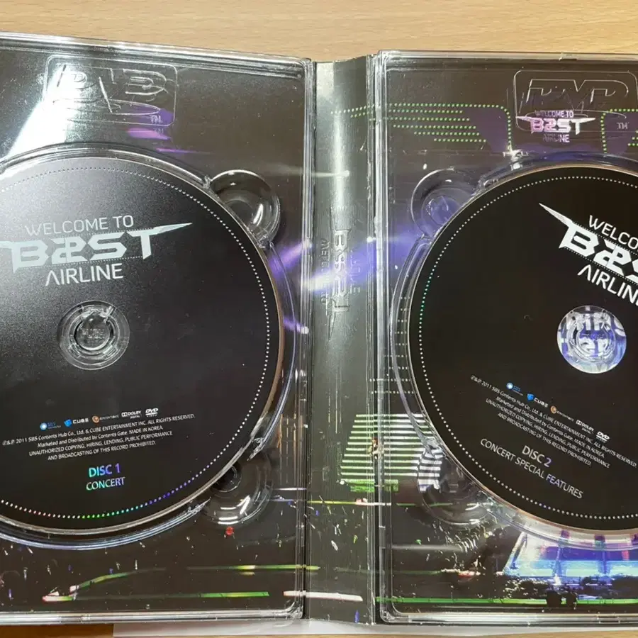 비스트 첫 단콘 DVD