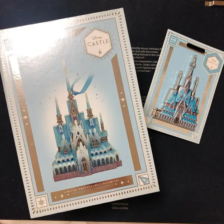 Frozen Castle Ornament + Pin