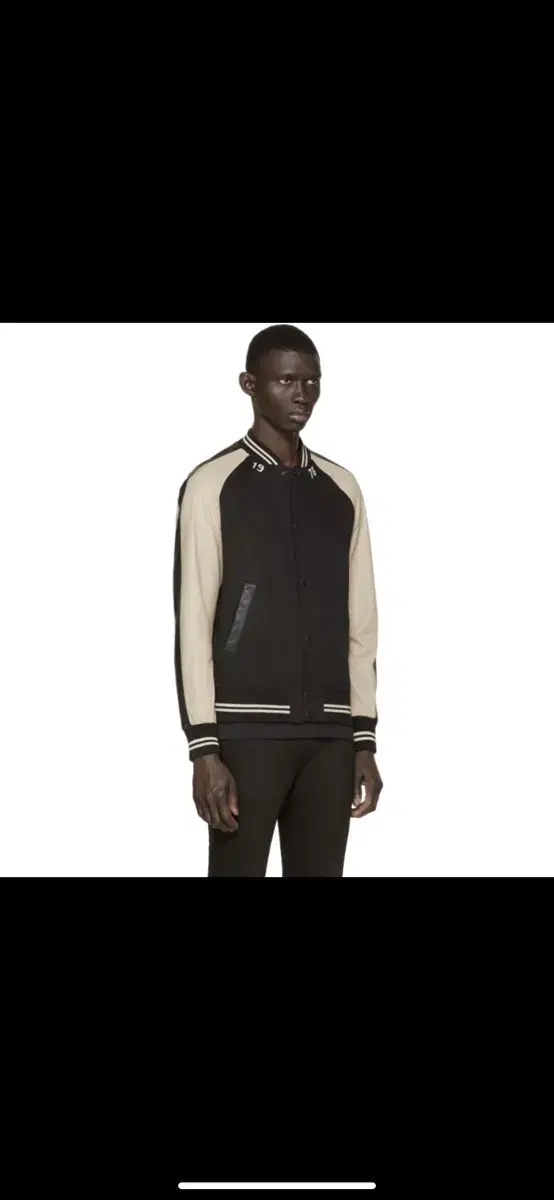 DIESEL (black&beige bomber jacket)