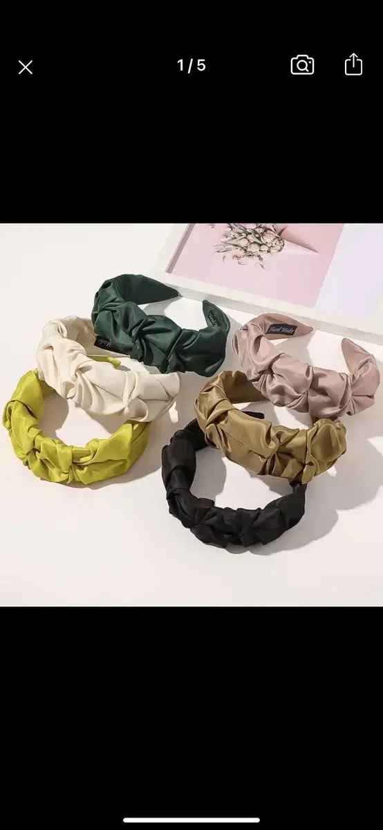 (7-day discount)Luxury Silk Satin Hair Headband