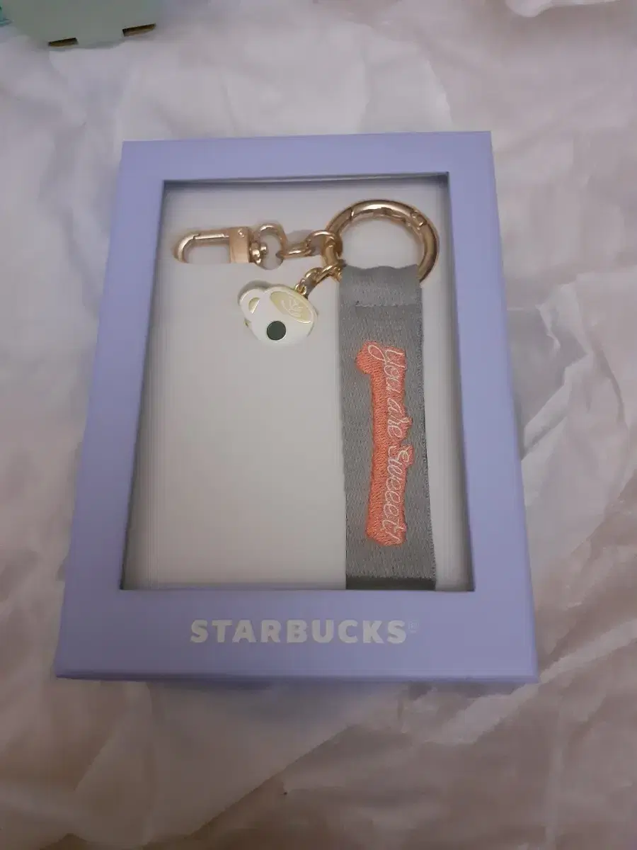 Starbucks Valentine's Day Gray Couple Key Chain