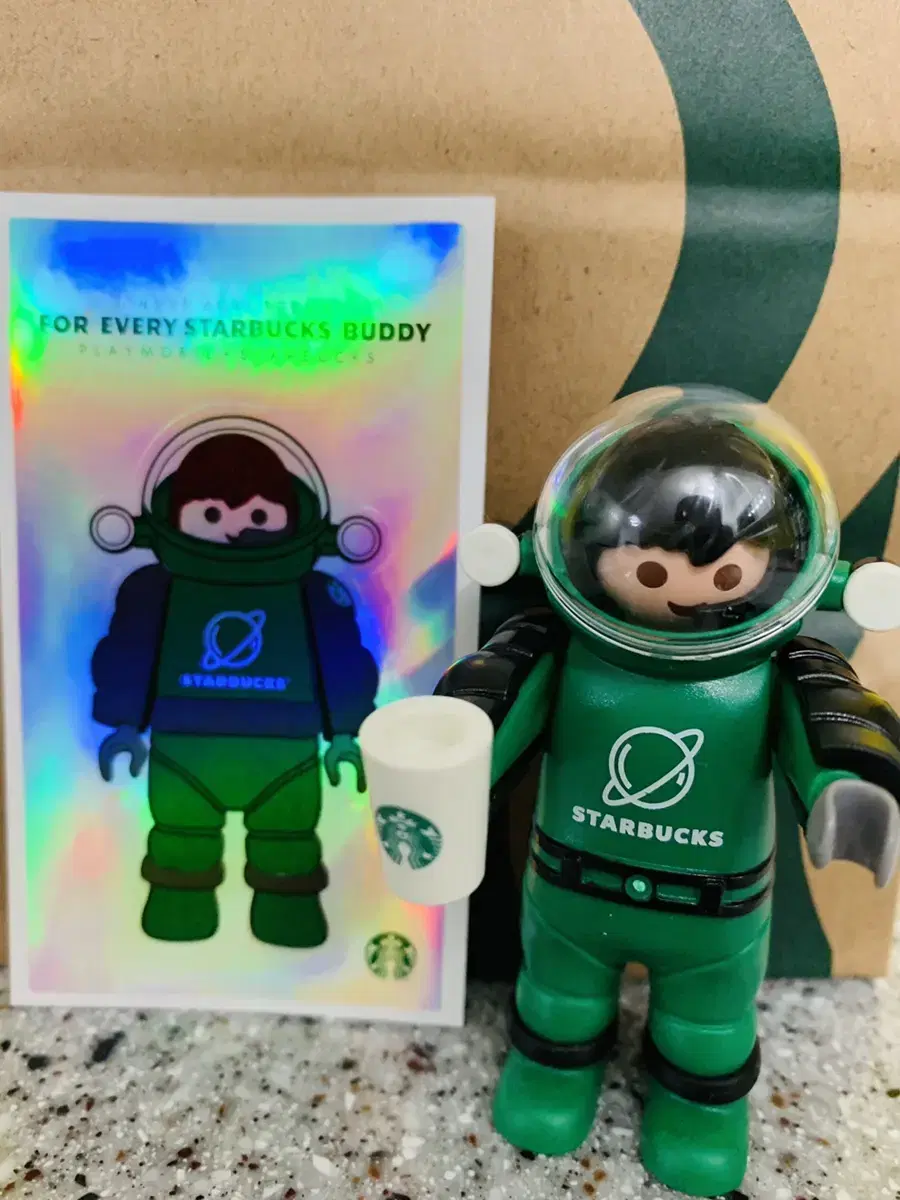 Starbucks > Playmobil figure 'Leo'<미개봉>