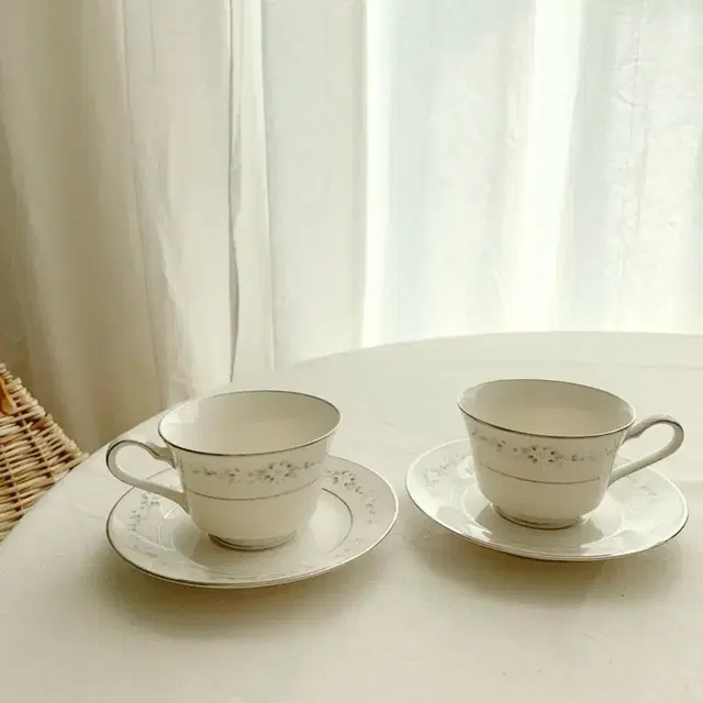 Noritake Heather cup&saucer 노리다케 찻잔