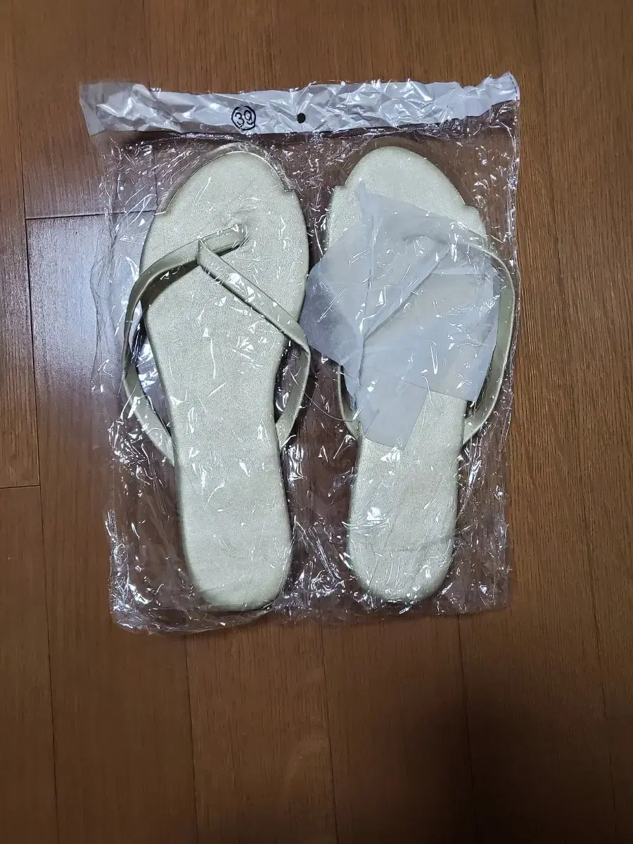 New flip-flops. Package