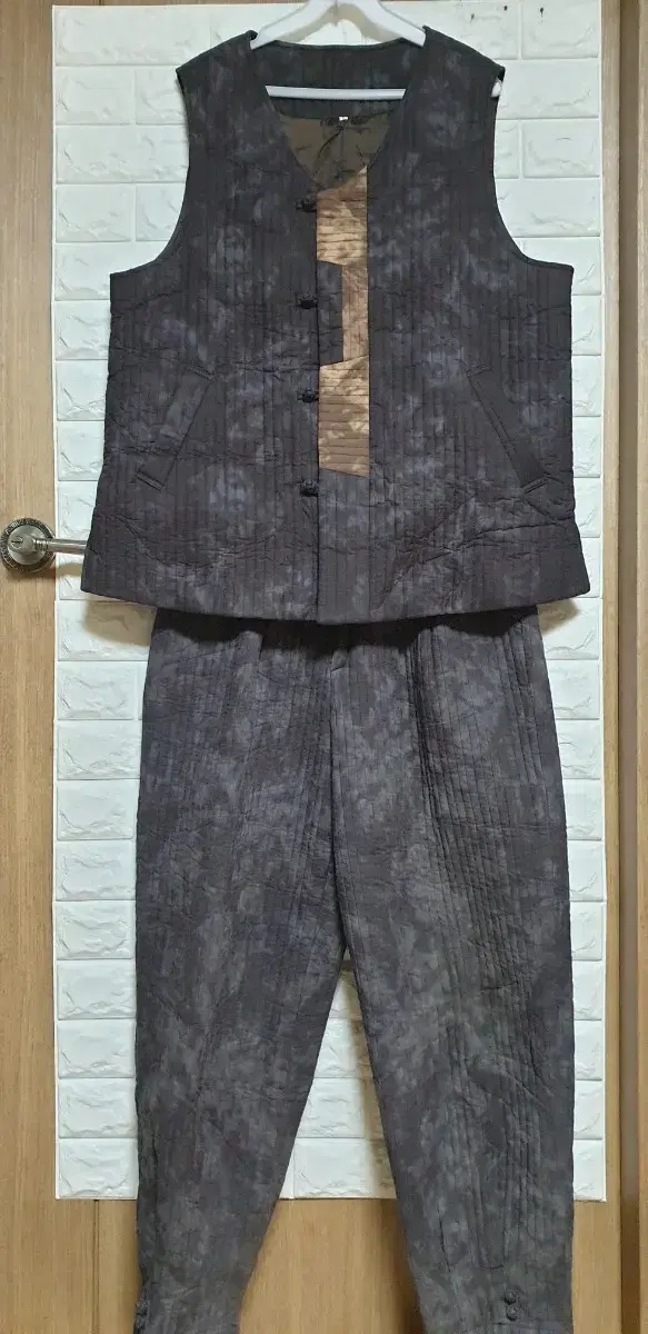 Natural Dyed, Quilted Set~100