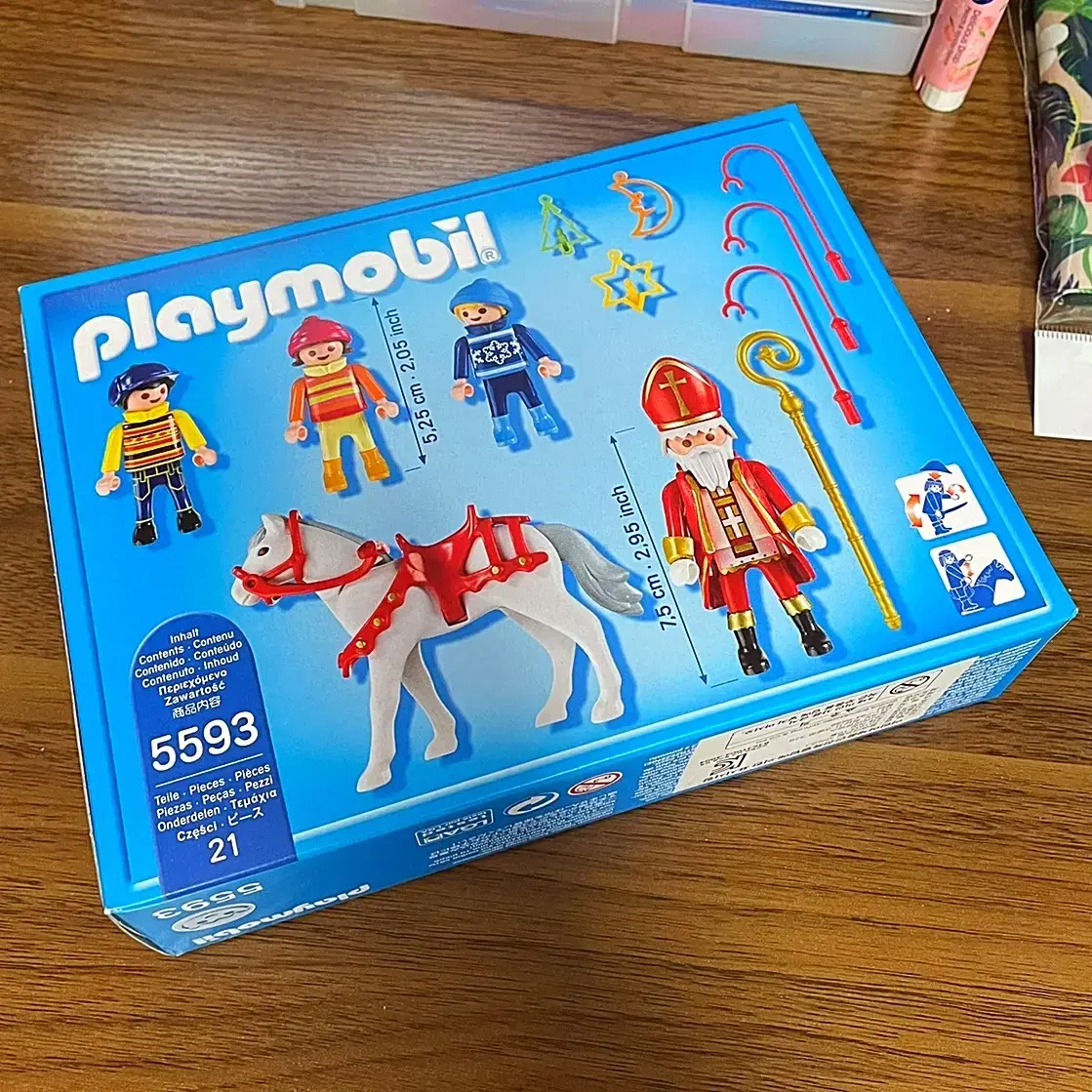 unsealed) out of print) Playmobil Christmas 5593 St. Nicholas and the Procession of Lanterns