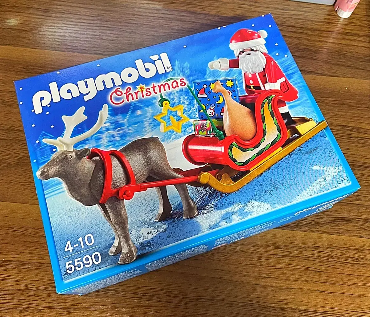 unsealed) out of print) Playmobil 5590 Santa and His Sleigh