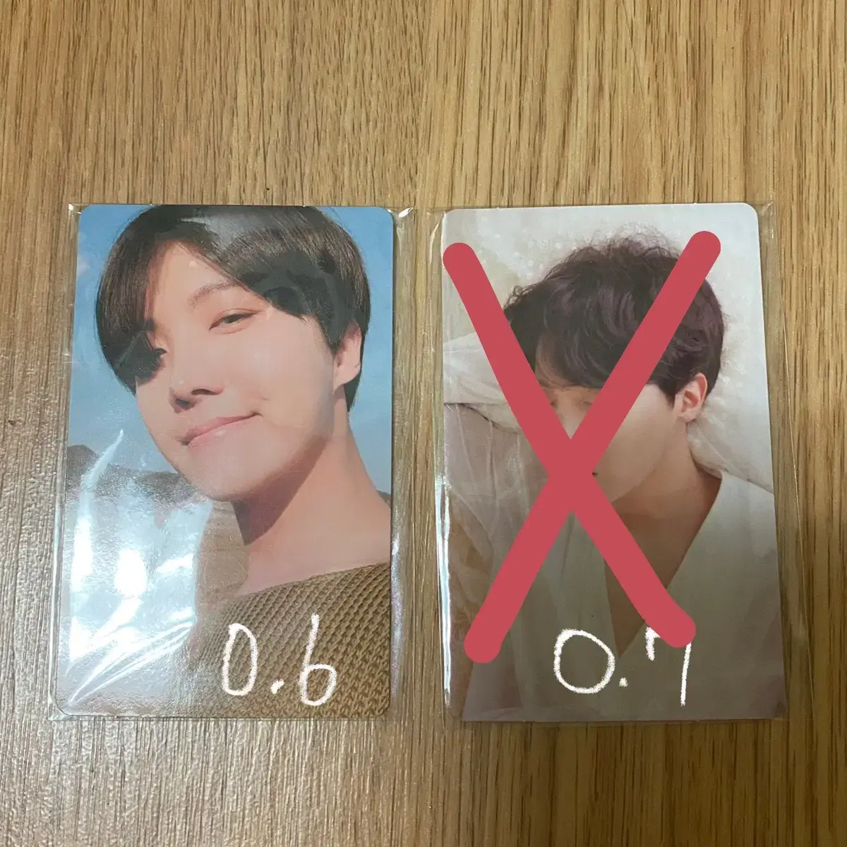 BTS Rubsell Tier Y j-hope photocard WTS