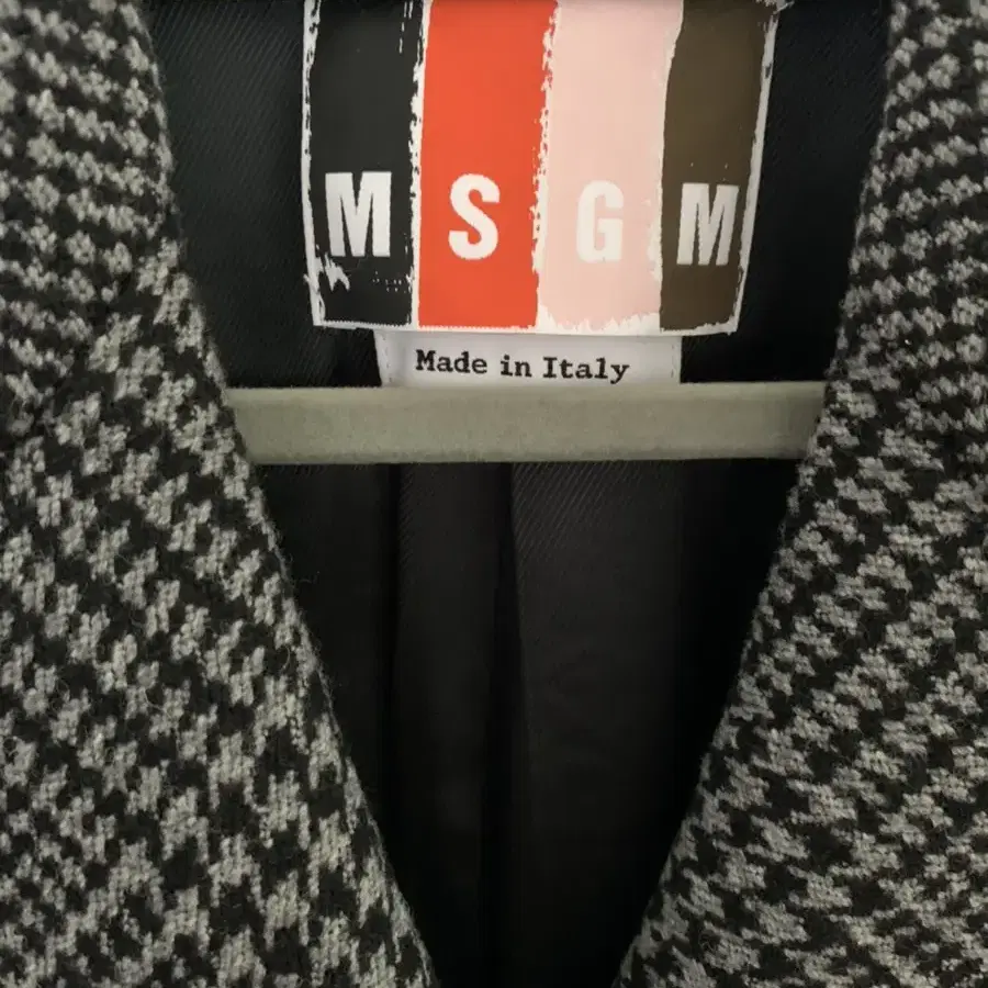 MSGM 체크코트