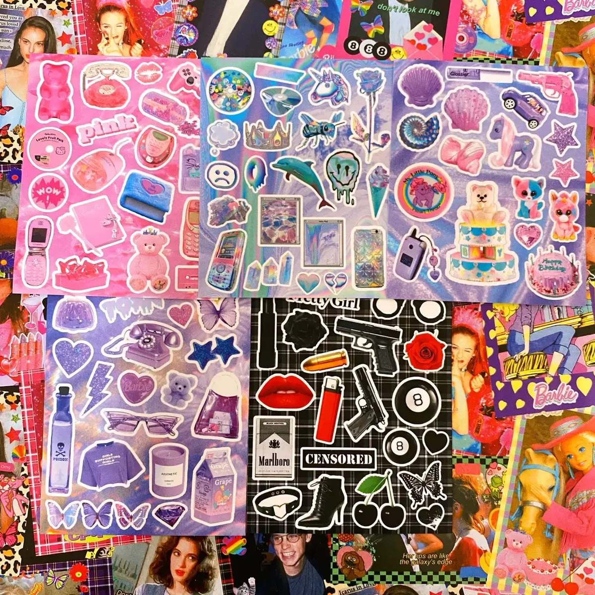 Teen Kitsch sticker Twinkle Pack