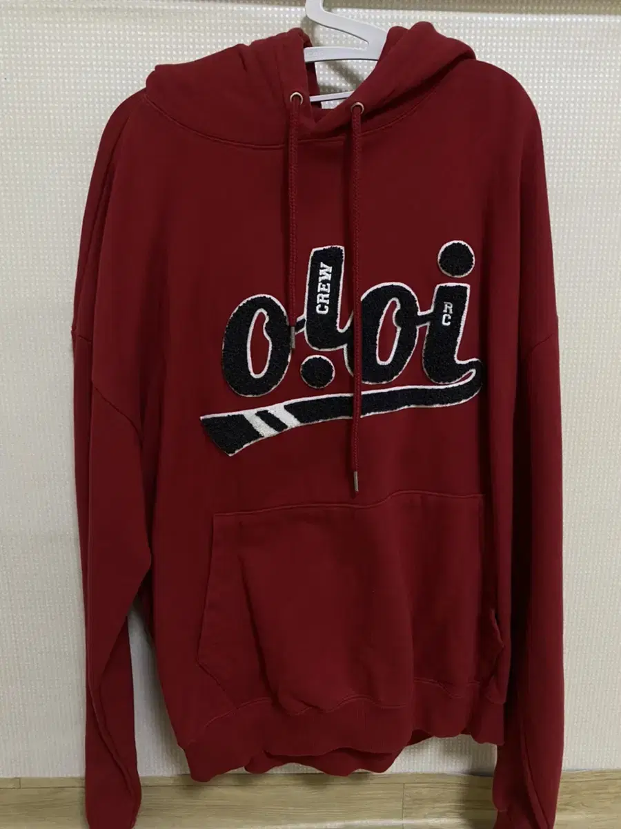 [ branded red burgundy hoodie ] oioi oioi hoodie