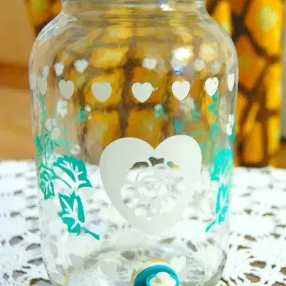 빈티지Jar /glass sun tea jar