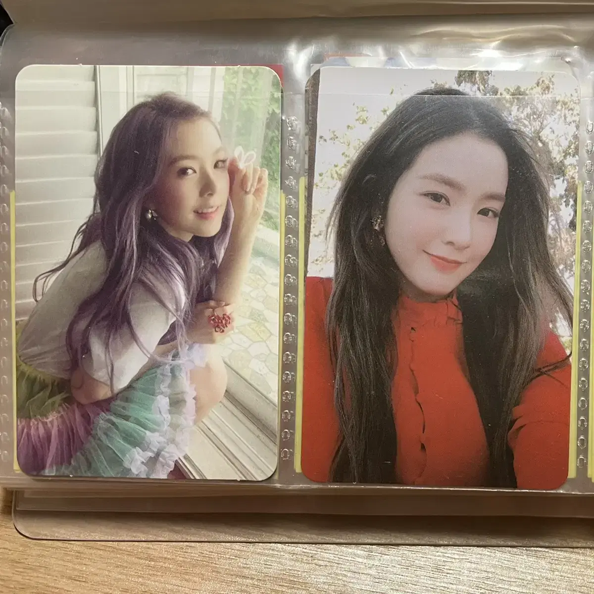 Irene album Photocard