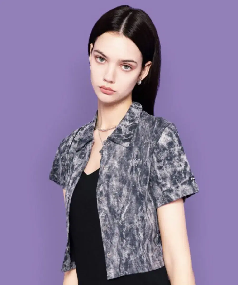 Nest Fancies Tie-dye Cropped Cardigan