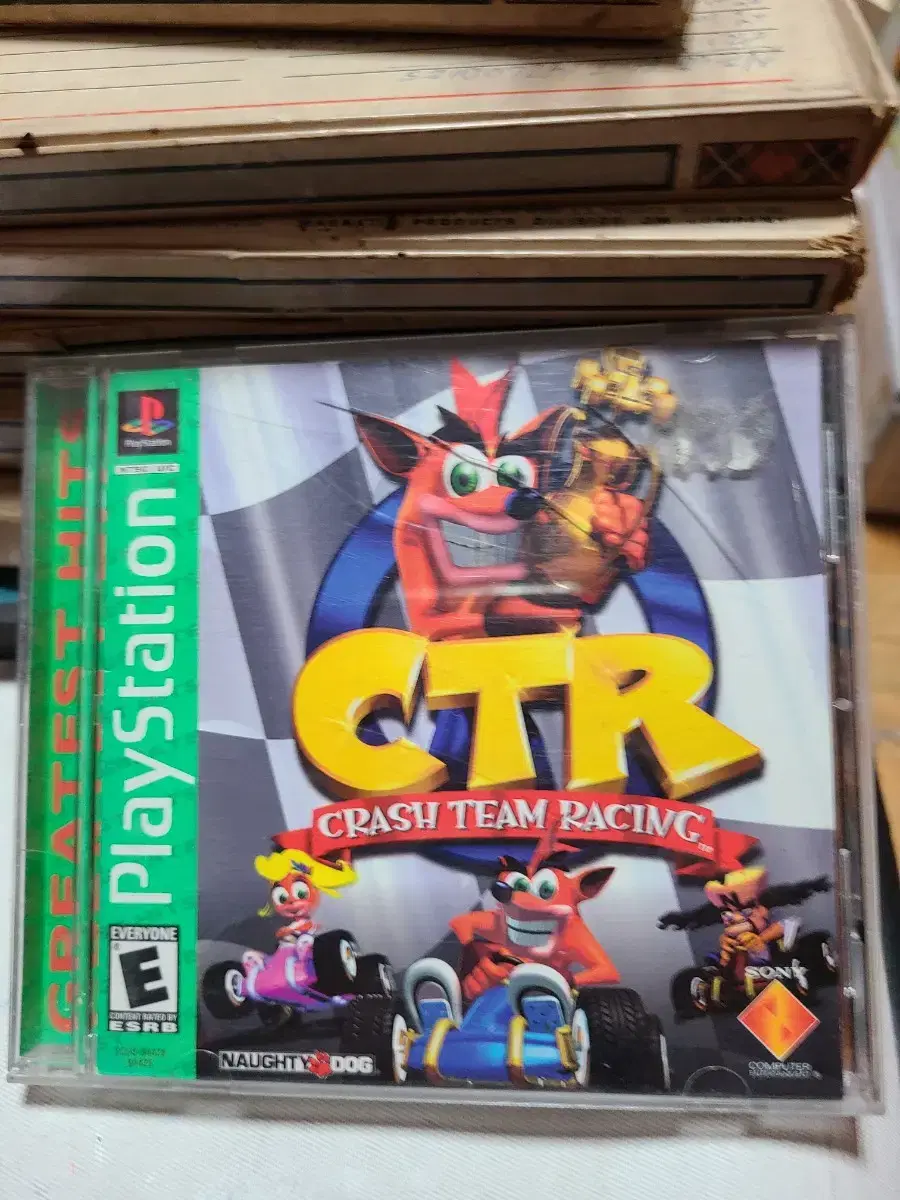 PS1 CTR Crash TEAM Racing 영어판