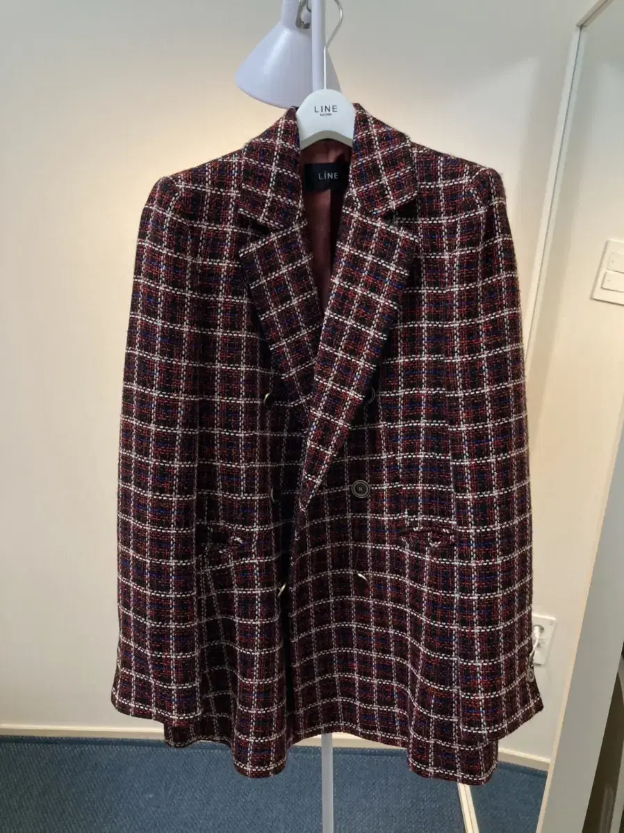 Sell a line check tweed jacket