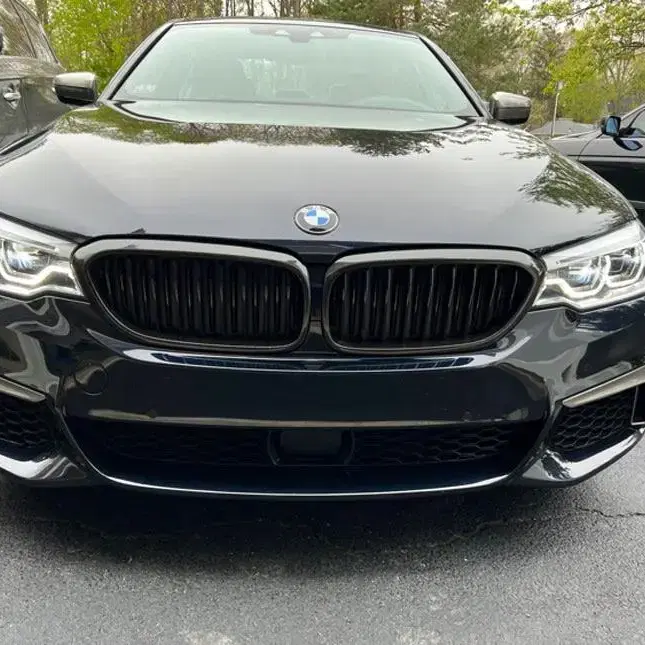 BMW 5시리즈 G30 M5 F90 블랙 카본 키드니 그릴