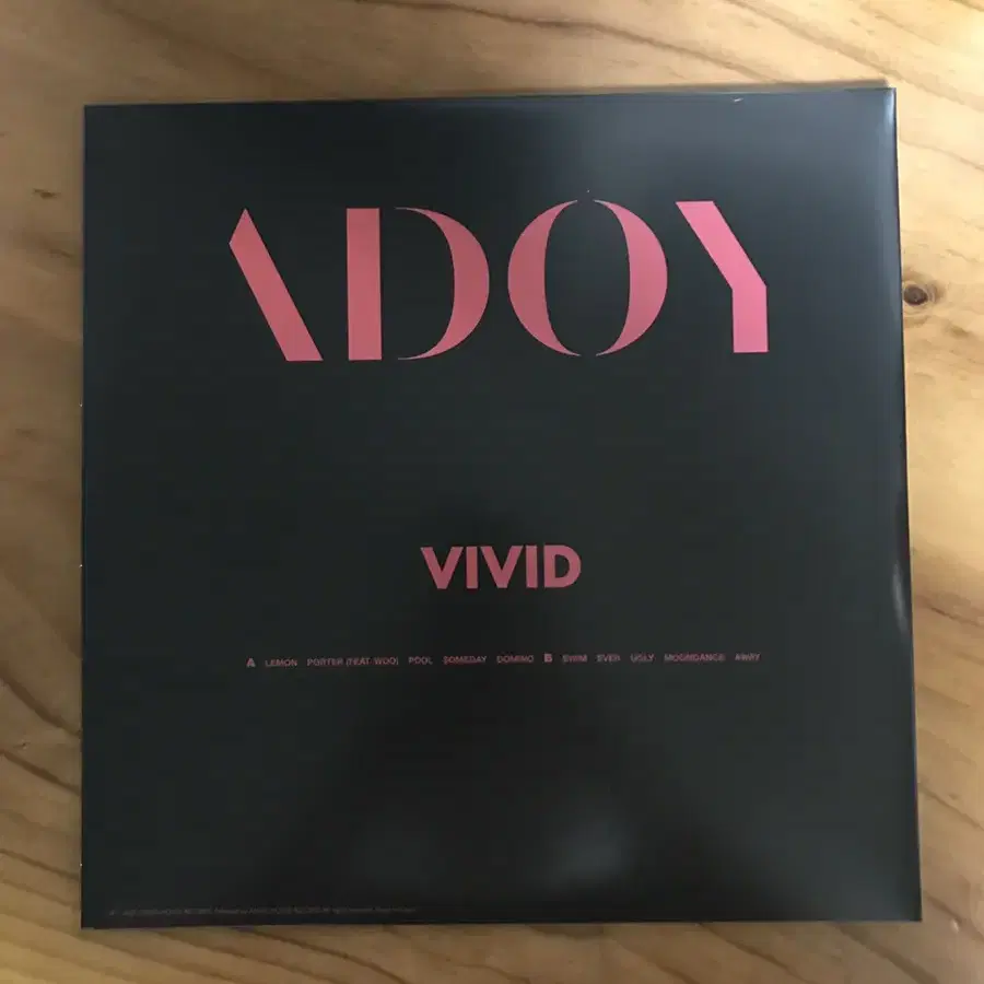 아도이 비비드 vivid LP (블랙반)