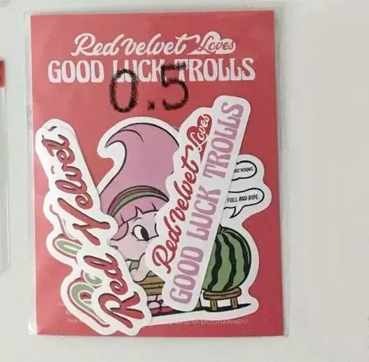 Red Velvet irene Troll Luggage sticker Merchandise